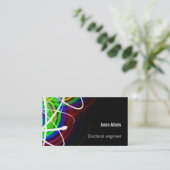 Elektrische ingenieur - Visitekaartje (Staand voorkant)