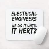 Elektrische ingenieurs doen het tot het Hertz Muismat (Met muis)