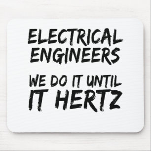 Elektrische ingenieurs doen het tot het Hertz Muismat