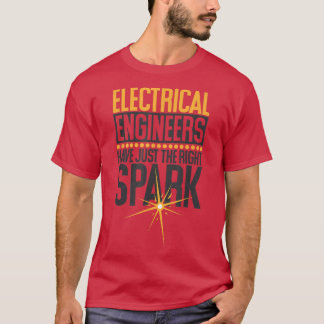 Elektrische ingenieurs hebben net de juiste parkpl t-shirt