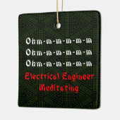 Elektrische ingenieursheditatie keramisch ornament (Links)