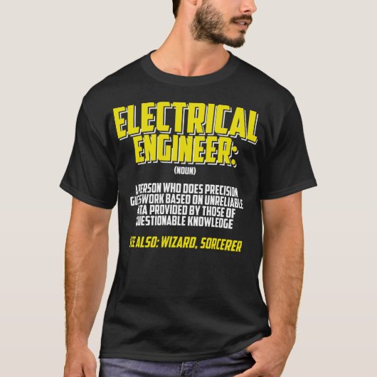 Elektrische ingenieurswetenschappen t-shirt (Voorkant)