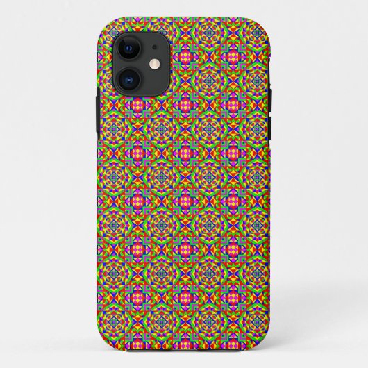 Elektrische Kaleidoscoop Case-Mate iPhone Case (Achterkant)