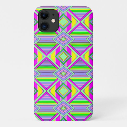 Elektrische Kaleidoscoop Case-Mate iPhone Case (Achterkant)