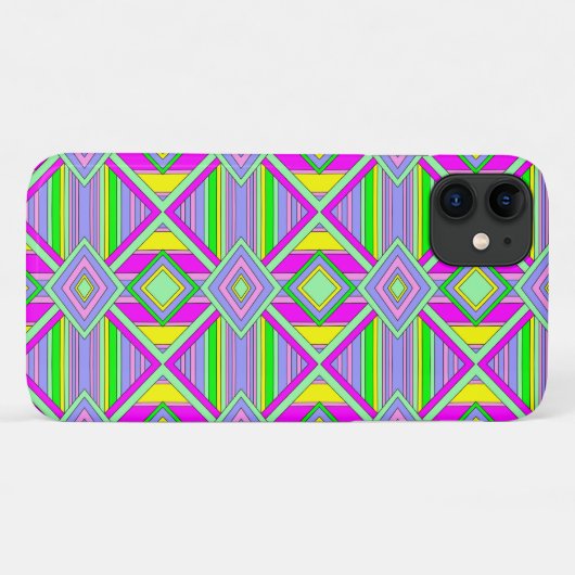 Elektrische Kaleidoscoop Case-Mate iPhone Case (Achterkant (horizontaal))