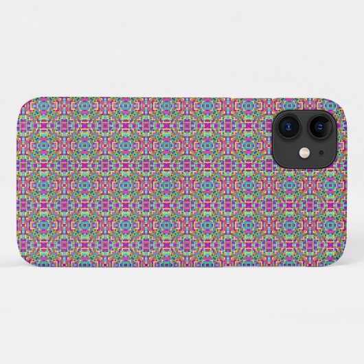 Elektrische Kaleidoscoop Case-Mate iPhone Case (Achterkant (horizontaal))