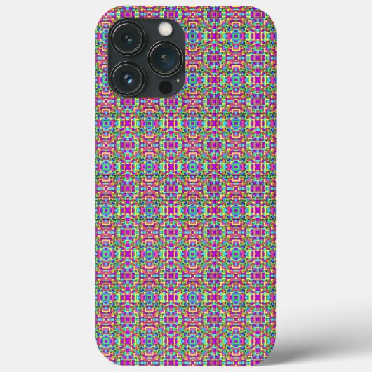 Elektrische Kaleidoscoop Case-Mate iPhone Hoesje (Achterkant)