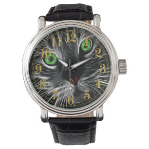 Elektrische kat genaamd Trill Horloge