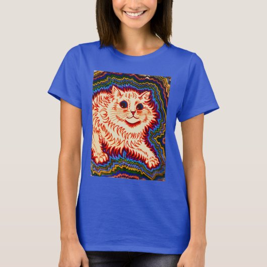 Elektrische Kat, Louis Wain T-shirt (Voorkant)
