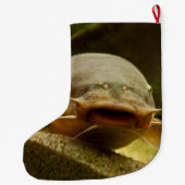 Elektrische katvis grote kerstsok (Achterkant)