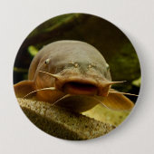 Elektrische katvis ronde button 4,0 cm (Voorkant)