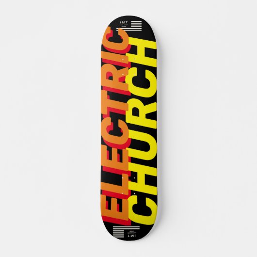 ELEKTRISCHE KERK JMT7 3/4"Skateboarddek Persoonlijk Skateboard (Voorkant)