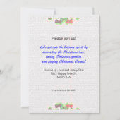 Elektrische kerstboom - Tree trimmen Party Kaart (Achterkant)