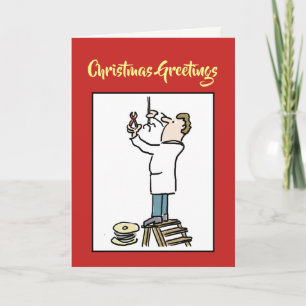 Elektrische kerstKaart Feestdagen Kaart