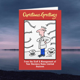 Elektrische kerstkaart feestdagen kaart