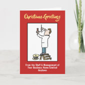 Elektrische kerstkaart feestdagen kaart (Voorkant)