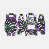 Elektrische kleur Pop Tropische palmbladeren Bruil Bedankdoosjes (Uitgevouwen)