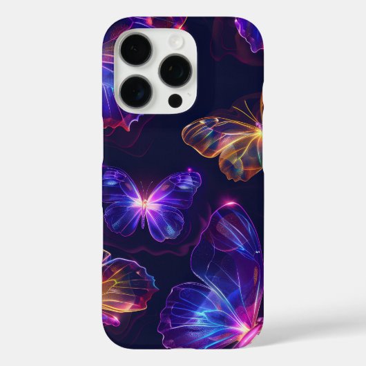 Elektrische kleuren vlinders Case-Mate iPhone case (Achterkant)