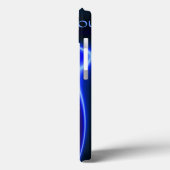 Elektrische kobalt Blue Abstracte iPad-draagtas Case-Mate iPhone Case (Achterkant / Links)