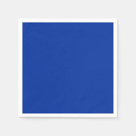 Elektrische kobalt effen kleur | Klassiek Elegant Servet