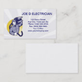 elektrische krachtwerker elektrisch visitekaartje (Voorkant / Achterkant)
