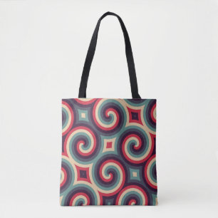 elektrische kruisspiralen tote bag