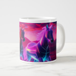Elektrische kudde - Synthwave paarden Grote Koffiekop