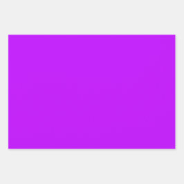 Elektrische Lavendel Indigo Paarse tinten 3 tonen Inpakpapier Vel