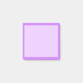 Elektrische lavendel met heliotrope rand blanco post-it® notes (Voorkant)