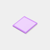 Elektrische lavendel met heliotrope rand blanco post-it® notes (Schuin)