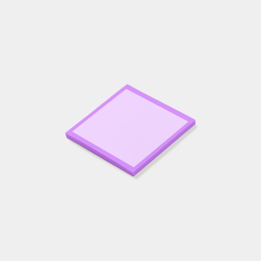 Elektrische lavendel met heliotrope rand blanco post-it® notes (Schuin)