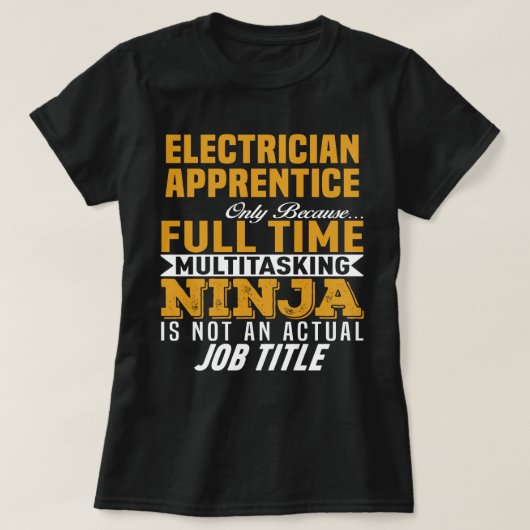 Elektrische leerling t-shirt (Design voorkant)