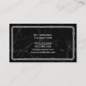 Elektrische leidingen Reparatie Moderne marmer Visitekaartje (Achterkant)