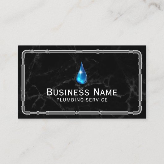 Elektrische leidingen Reparatie Moderne marmer Visitekaartje (Voorkant)