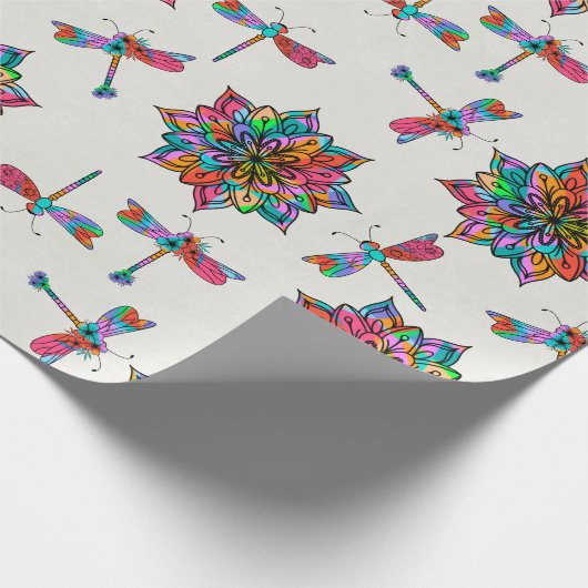 Elektrische libel A Cadeaupapier (Hoek)