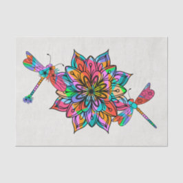 Elektrische libel A Tissuepapier