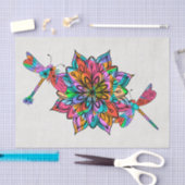 Elektrische libel A Tissuepapier (Craft)