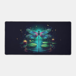 Elektrische libel, opvallende neondieren bureaumat