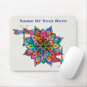 Elektrische libellen muismat (Met muis)