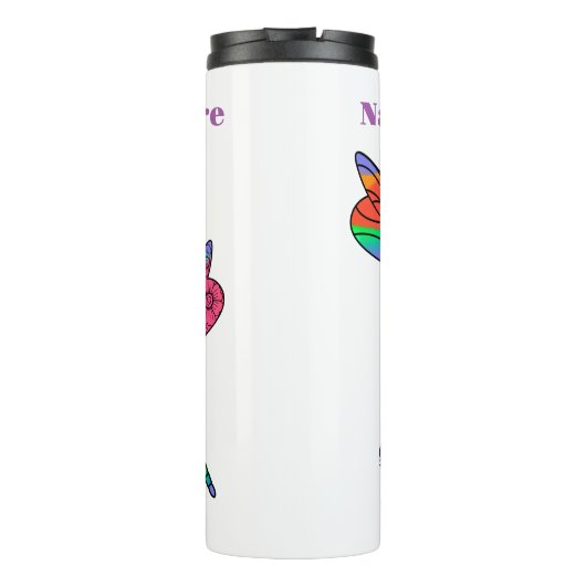 Elektrische libellen thermosbeker (Achterkant)