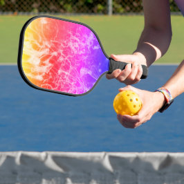 Elektrische lichtlijnen Gradiënt Abstract Modern. Pickleball Paddle
