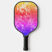 Elektrische lichtlijnen Gradiënt Abstract Modern. Pickleball Paddle (Achterkant)