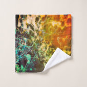 Elektrische lichtlijnen Verlopen Abstract. Bad Handdoek (Wasdoekje)