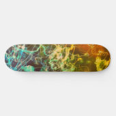 Elektrische lichtlijnen Verlopen Abstract. Persoonlijk Skateboard (Horizontaal)