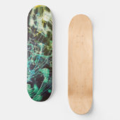 Elektrische lichtlijnen Verlopen Abstract. Persoonlijk Skateboard (Voorkant)