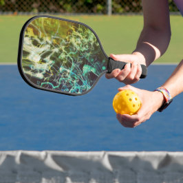 Elektrische lichtlijnen Verlopen Abstract. Pickleball Paddle