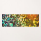 Elektrische lichtlijnen Verlopen Abstract. Yogamat (Voorkant (horizontaal))