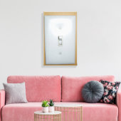 " elektrische" lichtschakelaar canvas afdruk (Insitu (Woonkamer))