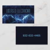 Elektrische Lightning Electrician_Custom Visitekaartje (Voorkant / Achterkant)