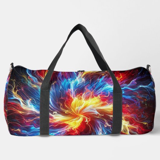 Elektrische Lightning heldere kleuren Plunjezak (Voorkant)